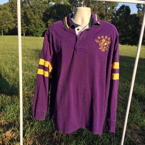 Vintage Polo Ralph Lauren NYC No 2 Rugby Shirt 2XL RARE COLLECTIBLE VG SHIRT - Picture 7 of 14